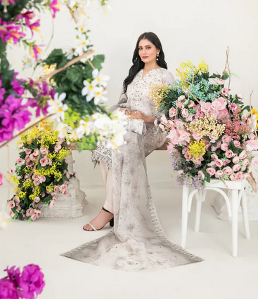 3 PIECE | GULYAZ | ORGANZA SUIT