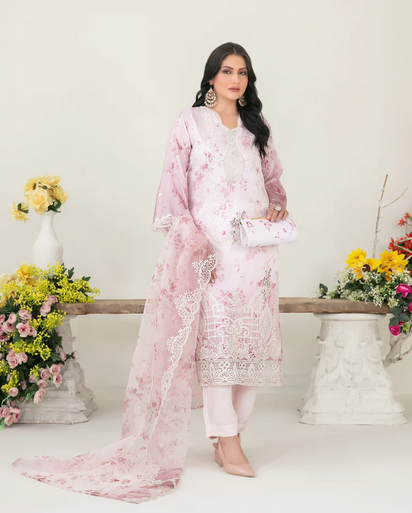 3 PIECE | GULYAZ | ORGANZA SUIT