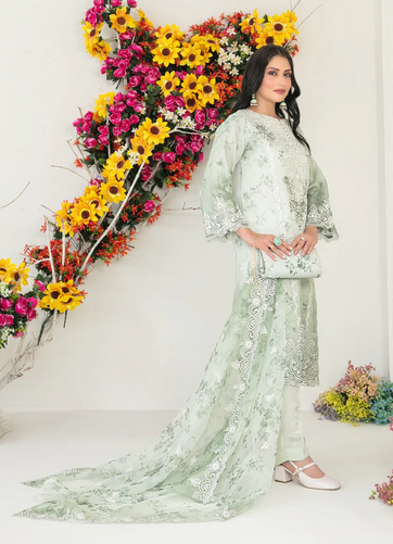 3 PIECE | GULYAZ | ORGANZA SUIT
