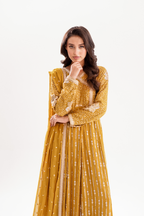 ZARIYA | 3 PIECE | EMBELLISHED CHIFFON DRESS