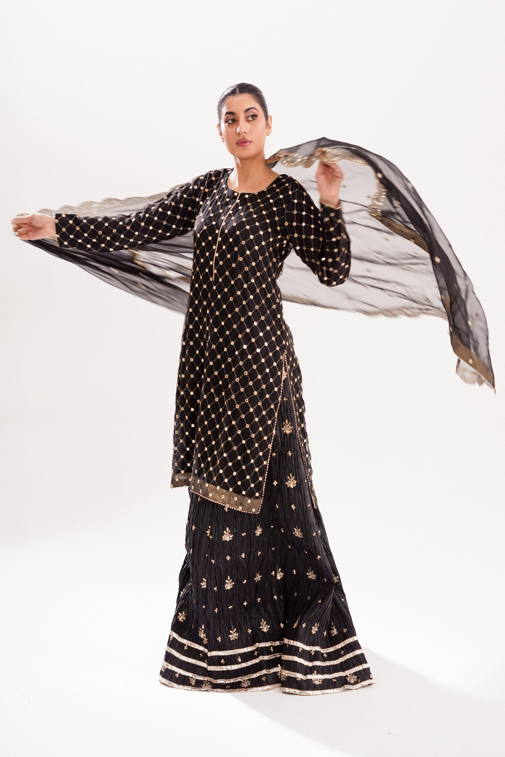 ZOYA | 3 PIECE | CHIFFON SUIT