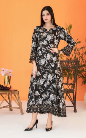 FEZA | PRINTED STAPLE MAXI DRESS