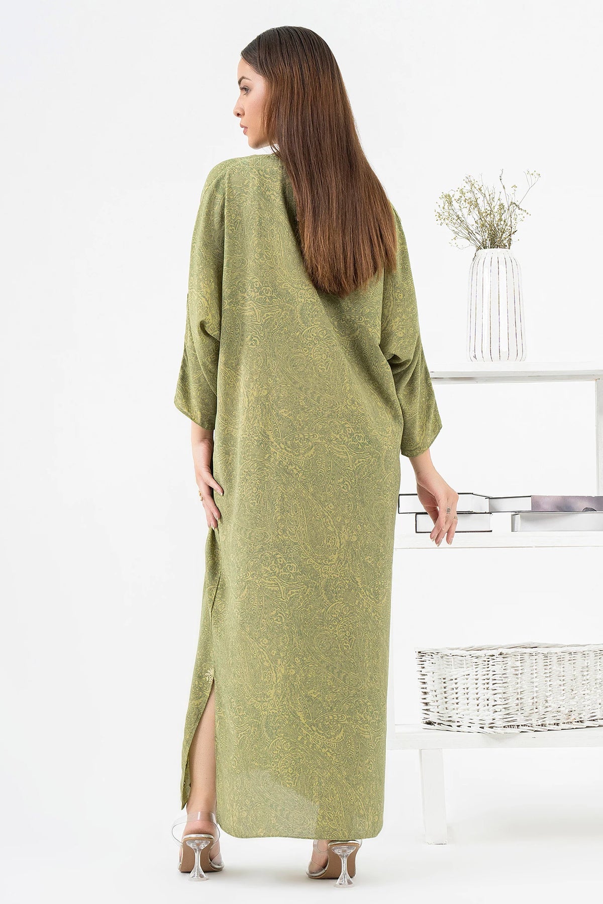 EMBROIDERED GRIP KAFTAN - ALZENAP9700KF - XS