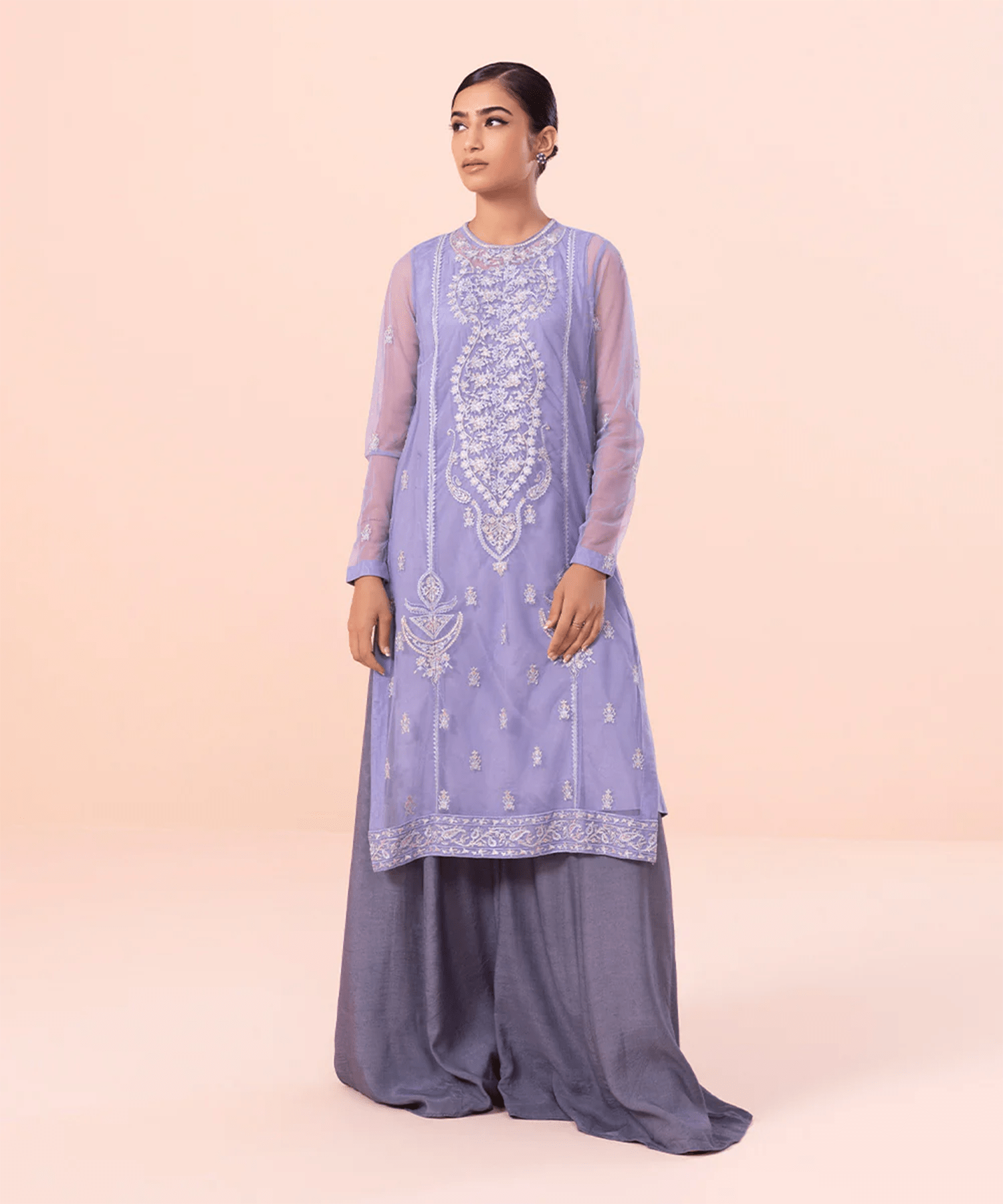 EMBROIDERED NET SHIRT - ALZENA00FDELX23V33_XSM
