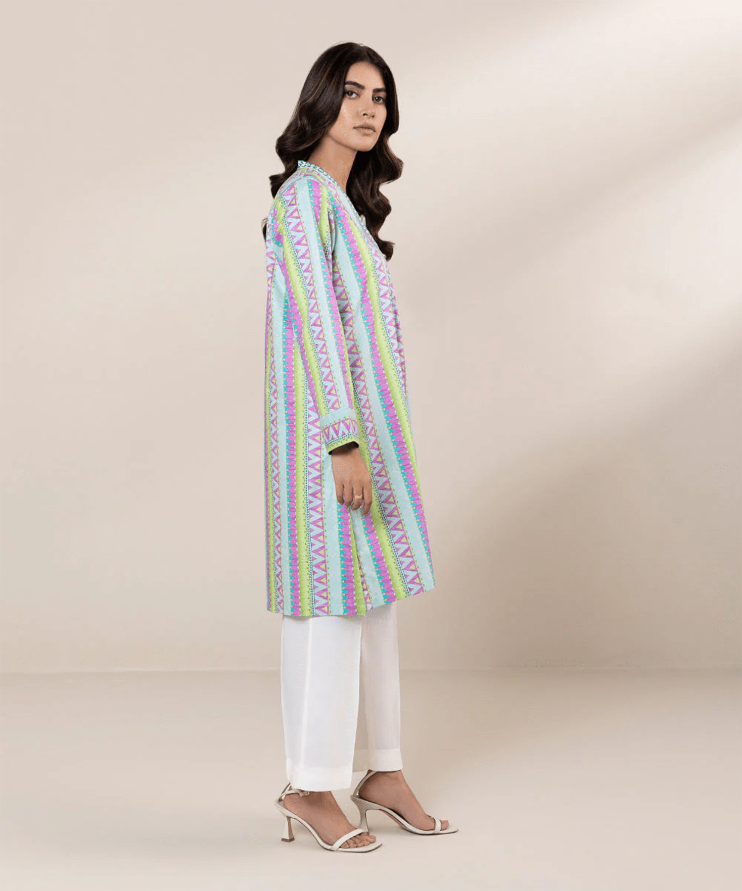 MULTI PRINTED DOBBY SHIRT - ALZENA0002SDY24V13 - XSM