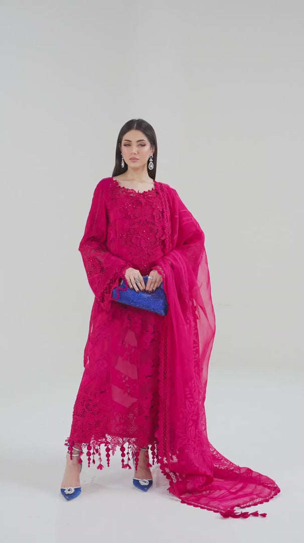 VOYAGE LUXE '25 | 3 PIECE | LAWN SUIT | D-2508-A