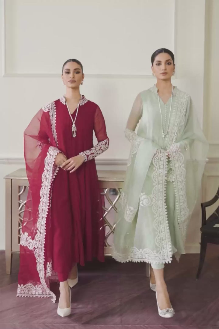 3 PIECE | EMBROIDERED CHIFFON SUIT