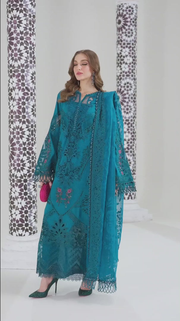 VOYAGE LUXE '25 | 3 PIECE | LAWN SUIT | D-2513-B