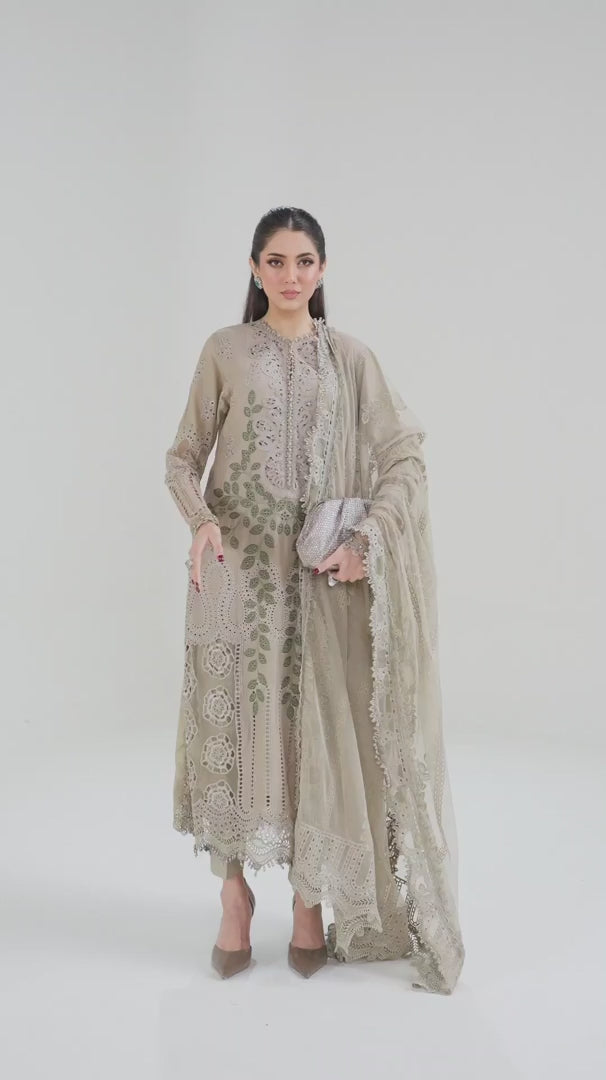 VOYAGE LUXE '25 | 3 PIECE | LAWN SUIT | D-2503-A